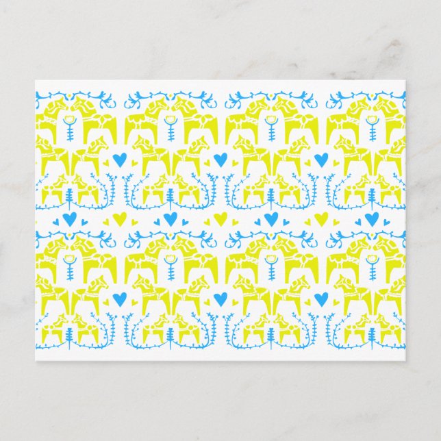 Cartão Postal Dala Horse (Frente)