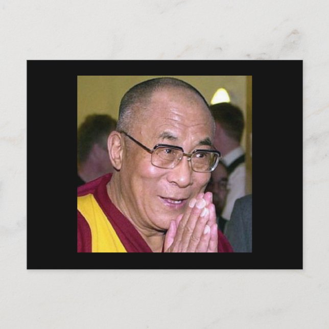 Cartão Postal Dalai Lama (Frente)
