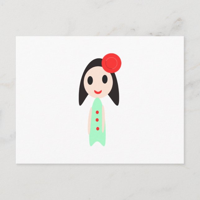 Cartão Postal Dall de desenho animado (Frente)