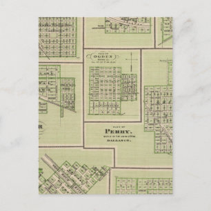 Cartão Postal Dallas Center, Casey, DeSoto, Dexter