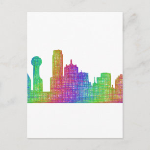 Cartão Postal Dallas skyline