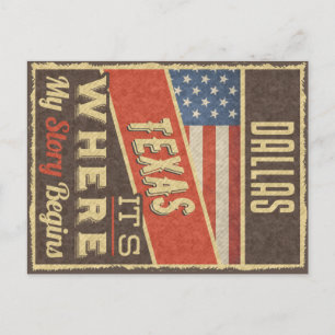 Cartão Postal Dallas Texas