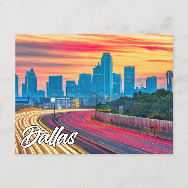 Cartão Postal Dallas, Texas, Estados Unidos (Frente)