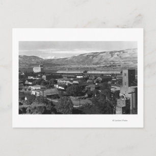 Cartão Postal Dalles, Oregon Dock View da Rua 4