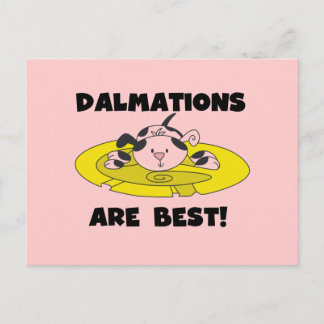 Cartão Postal Dalmations é os melhores t-shirt e presentes