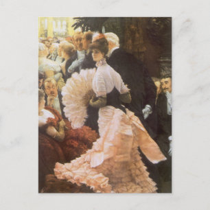 Cartão Postal Dama Política de James Tissot, Vice-Vitoriano