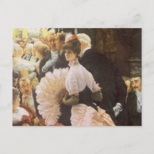 Cartão Postal Dama Política de James Tissot, Vice-Vitoriano