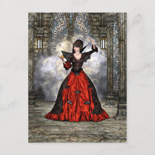 Cartão Postal Dama Vampira
