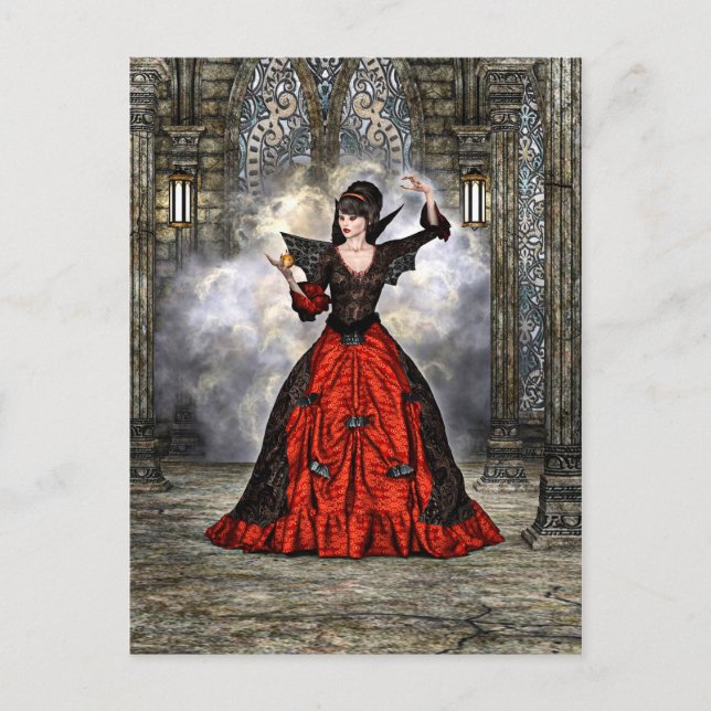 Cartão Postal Dama Vampira (Frente)