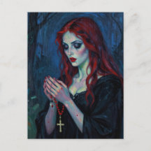 Dama Vampira Com Rosário