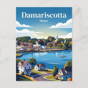 Cartão Postal Damariscotta EUA