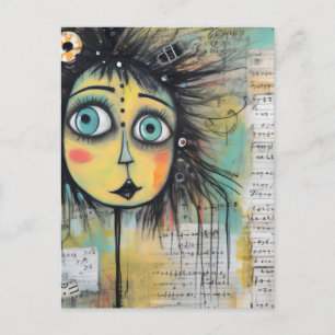 Cartão Postal Damas Artísticas 12