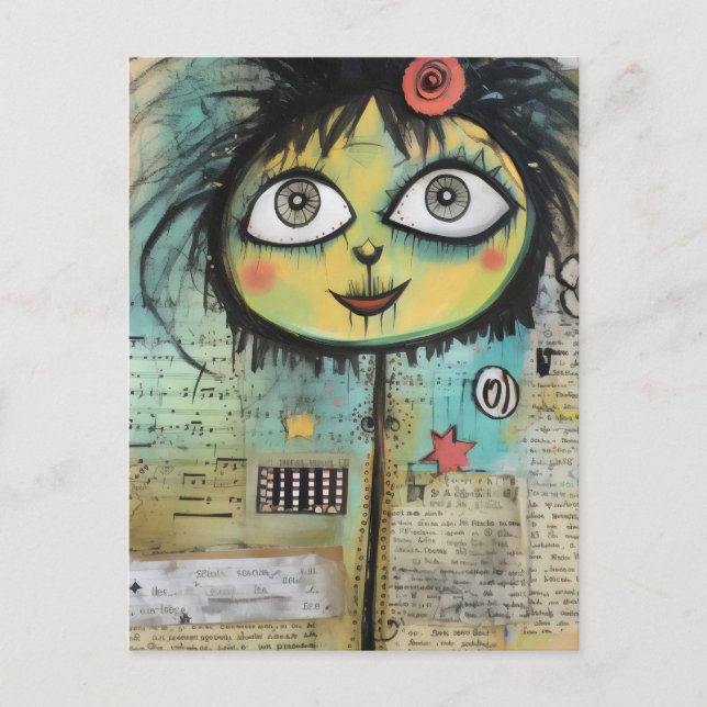 Cartão Postal Damas Artísticas 4 (Frente)