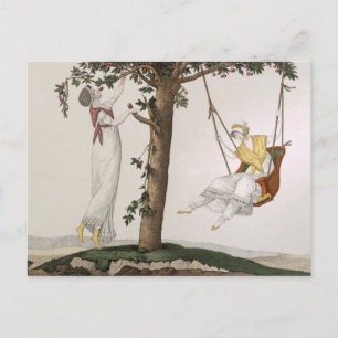 Cartão Postal Damas Parisienses em Montmorency, prancha 41 de 'L