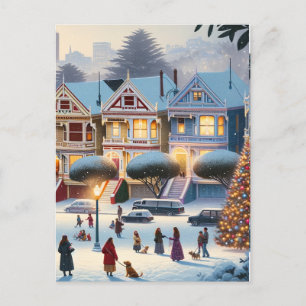 Cartão Postal Damas Pintadas Magia de Natal São Francisco