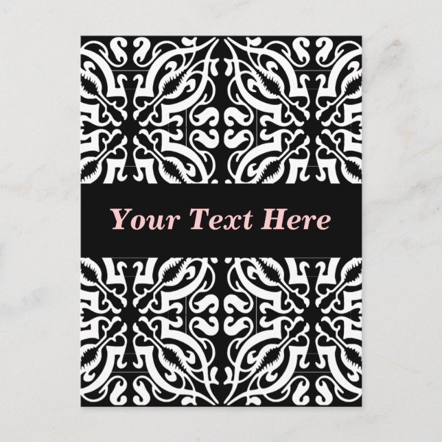 Cartão Postal Damasco 1 (preto e branco) (Frente)