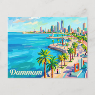Cartão Postal Dammam, Província Oriental, Arábia Saudita