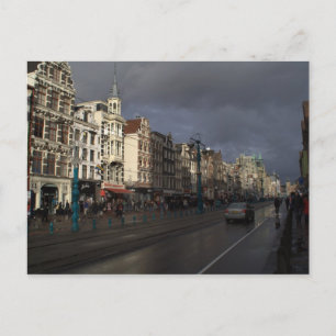 Cartão Postal Damrak, Amesterdã