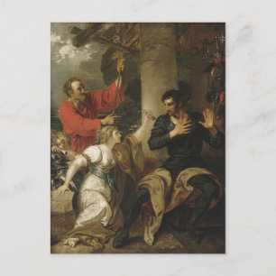 Cartão Postal Damsel e Orlando