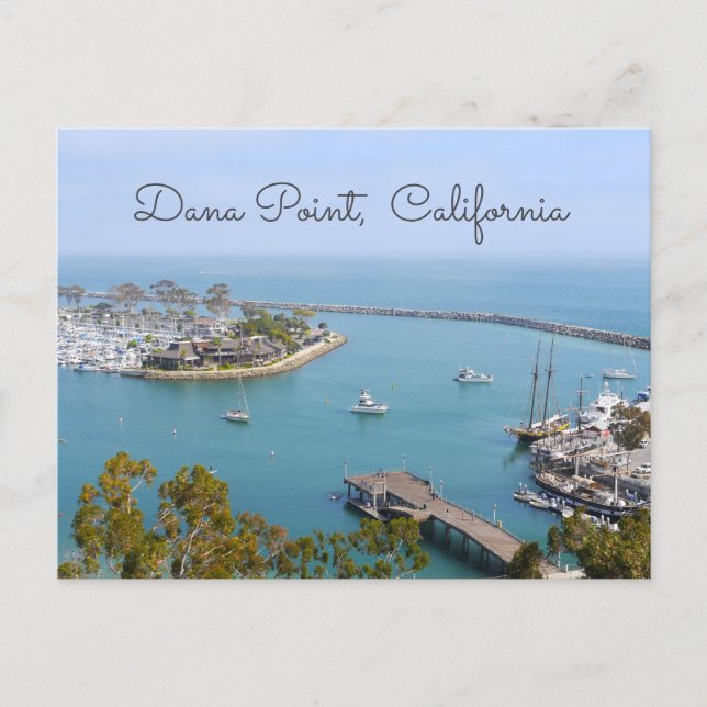 Cartão Postal Dana Point Califórnia  (Frente)