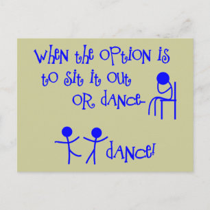 CARTÃO POSTAL DANÇA