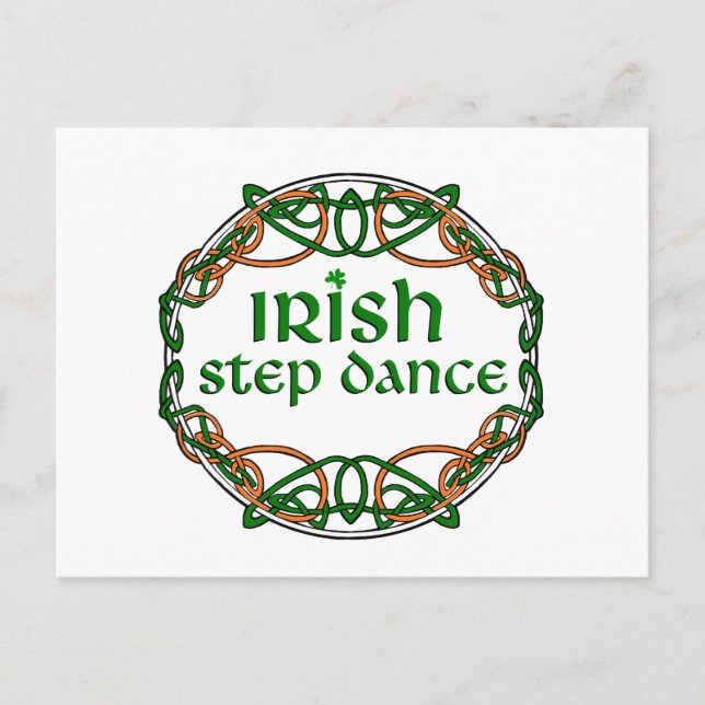 Cartão Postal Dança a Passo Irlandesa (Frente)