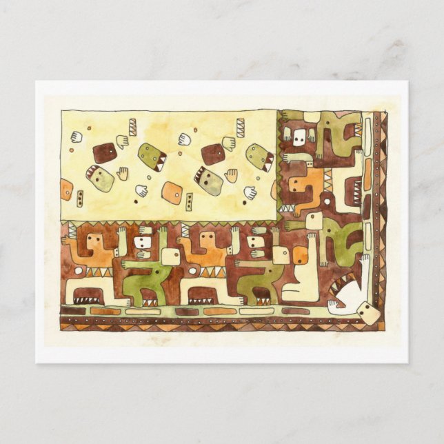 Cartão Postal Dança Africana (Frente)