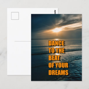 Cartão Postal Dança ao ritmo dos seus sonhos