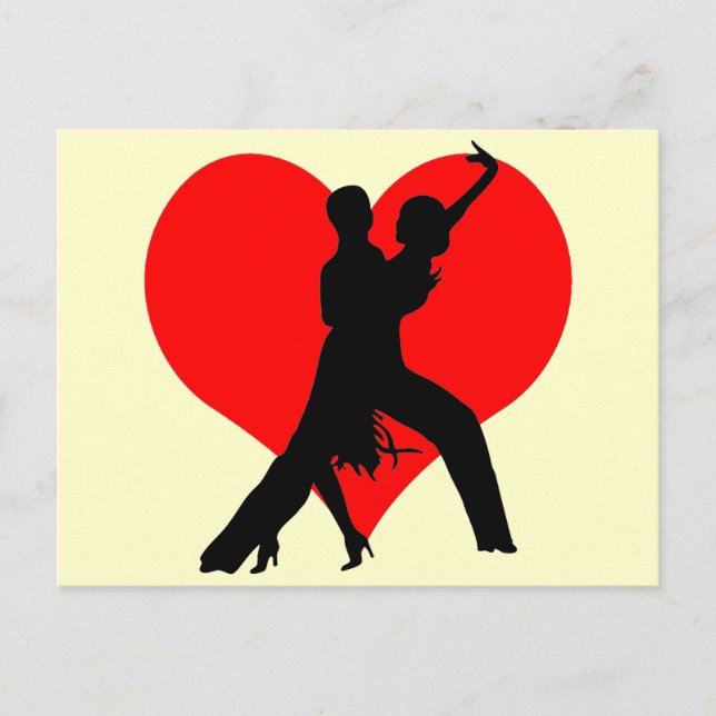 Cartão Postal Dança cardíaca (Frente)