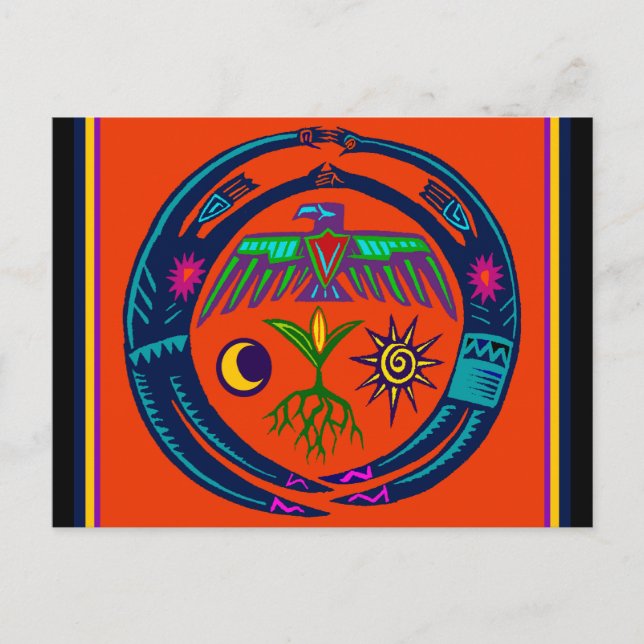 Cartão Postal Dança da Chuva (Frente)