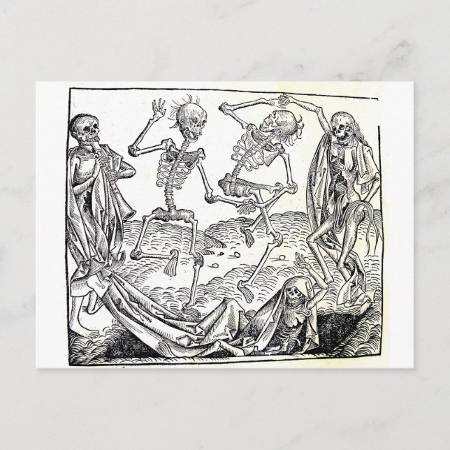 Cartão Postal Dança da Morte (Frente)