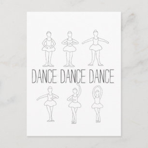 Cartão Postal Dança Dança Dança