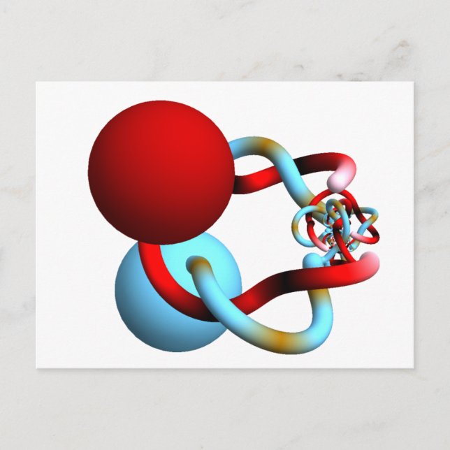 Cartão Postal Dança de Amarra das Esferas de Cavalo de Alexandre (Frente)