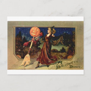Cartão Postal Dança de Halloween