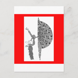 Cartão Postal dança de martha Graham