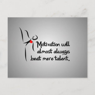 Cartão Postal Dança de motivação cardíaca