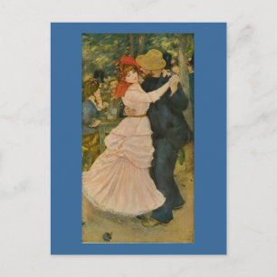 Cartão Postal Dança de Pierre-Auguste Renoir em Bougás (1883)