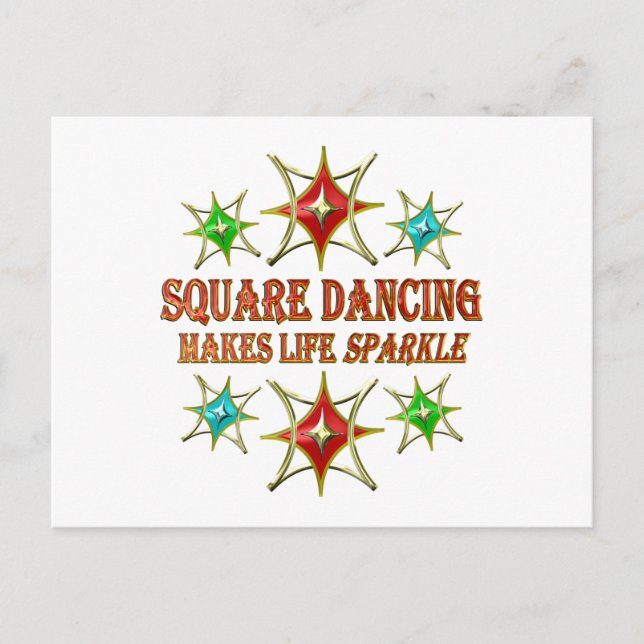 CARTÃO POSTAL DANÇA DE QUADRILHA ESTRELAS FANTASIOSAS (Frente)