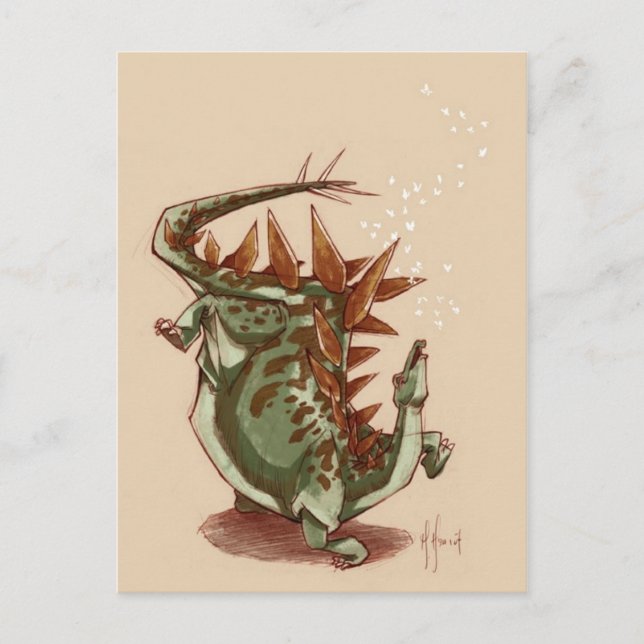 Cartão Postal Dança de Stego (Frente)