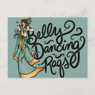 Cartão Postal Dança do Ventre Raqs Dançarina do Ventre