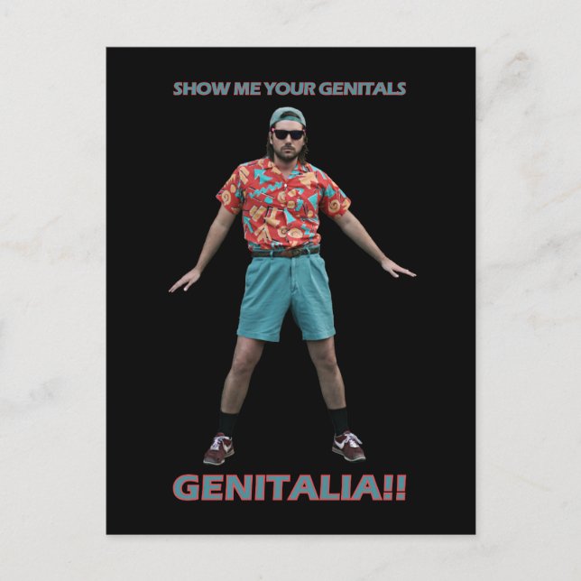 Cartão Postal Dança dos Genitais (Frente)