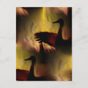 Cartão Postal Dança dos Grous