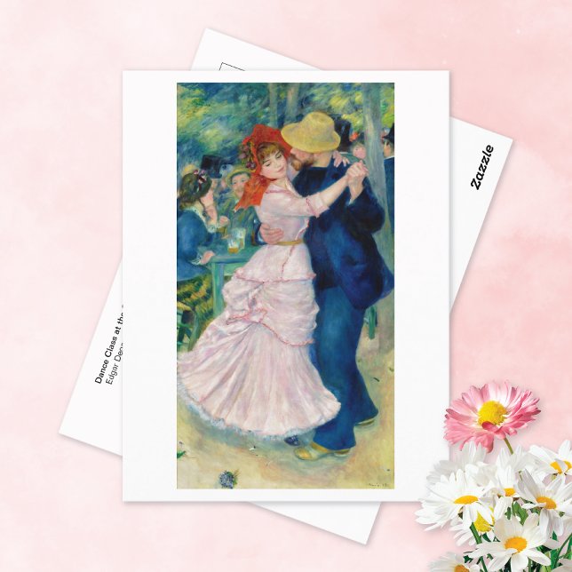 Cartão Postal Dança em Boudonal Pierre-Auguste Renoir (Criador carregado)