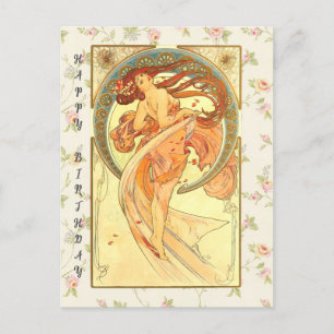 Cartão Postal Dança, Feliz Aniversário