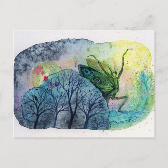 Cartão Postal Dança Mantis (Frente)