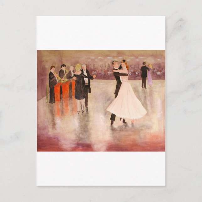 Cartão Postal dança noturna (Frente)