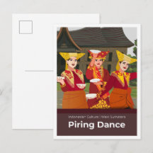 Dança Piring Sumatra Ocidental Indonésia Viagem