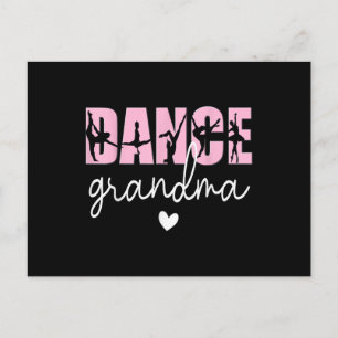 Cartão Postal Dança Vovó de Uma Avó Dançarina, Mãe Feliz