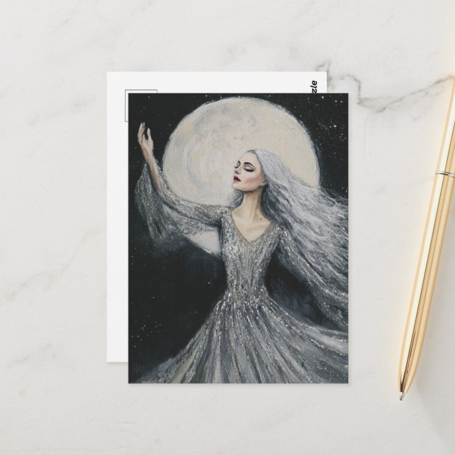 Cartão Postal Dançando debaixo da lua cheia (Frente/Verso In Situ)