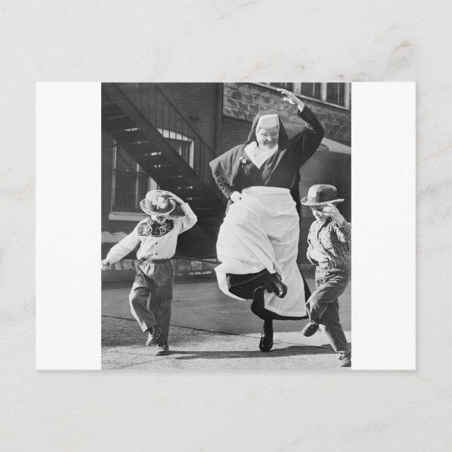 Cartão Postal Dançando o dia ausente (Frente)